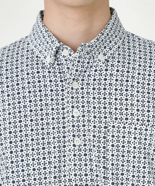 adabat / アダバット ポロシャツ | 小紋柄プリントP長袖ポロシャツ | 詳細12