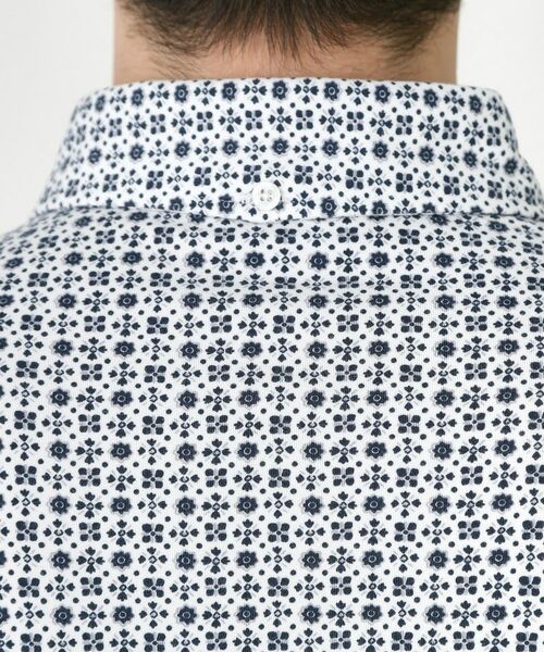 adabat / アダバット ポロシャツ | 小紋柄プリントP長袖ポロシャツ | 詳細13