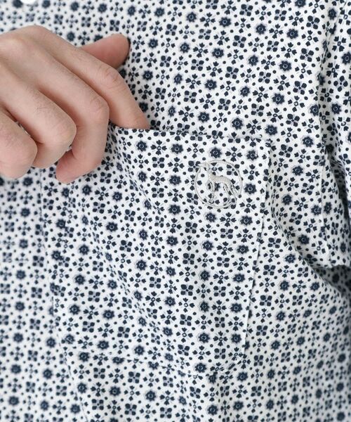 adabat / アダバット ポロシャツ | 小紋柄プリントP長袖ポロシャツ | 詳細14