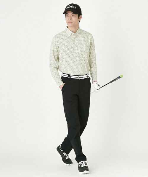 adabat / アダバット ポロシャツ | 小紋柄プリントP長袖ポロシャツ | 詳細3