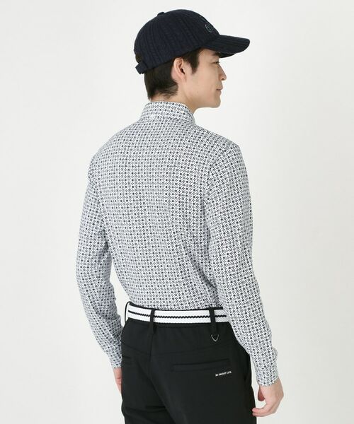 adabat / アダバット ポロシャツ | 小紋柄プリントP長袖ポロシャツ | 詳細5