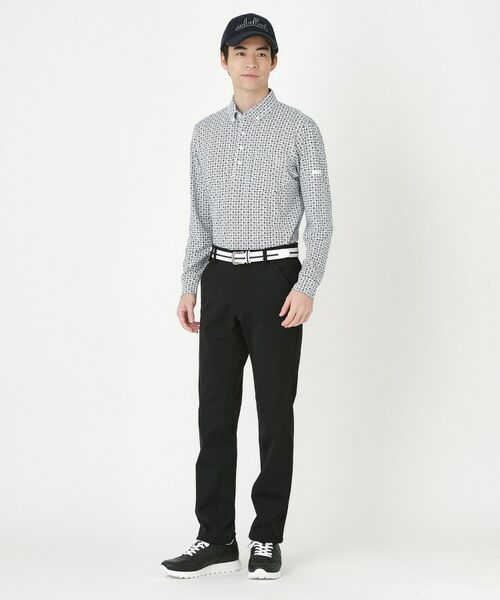 adabat / アダバット ポロシャツ | 小紋柄プリントP長袖ポロシャツ | 詳細6
