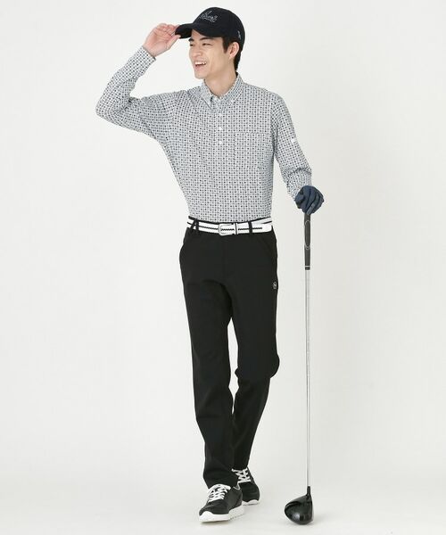 adabat / アダバット ポロシャツ | 小紋柄プリントP長袖ポロシャツ | 詳細7