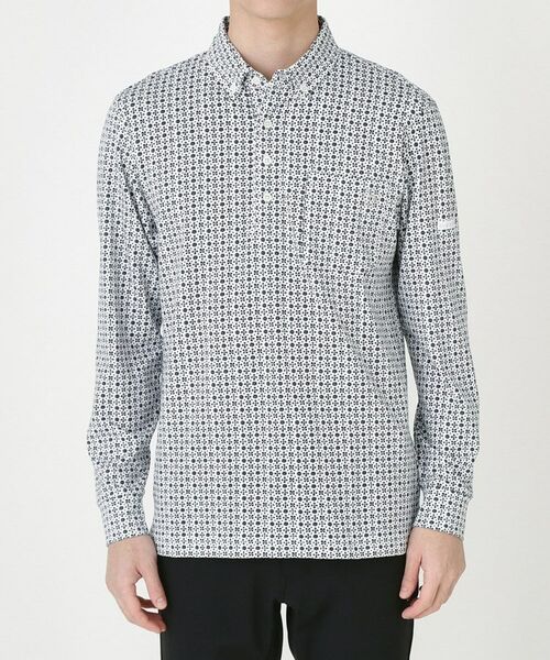 adabat / アダバット ポロシャツ | 小紋柄プリントP長袖ポロシャツ | 詳細9