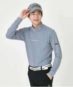 adabat / アダバット カットソー | メランジボーダーモックネックT