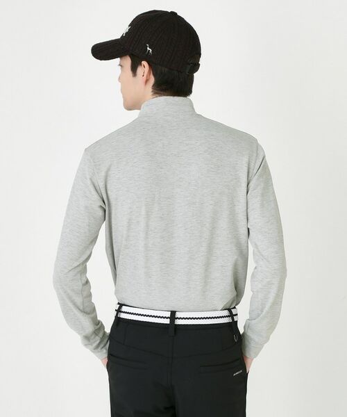 adabat / アダバット カットソー | メランジボーダーモックネックT | 詳細1