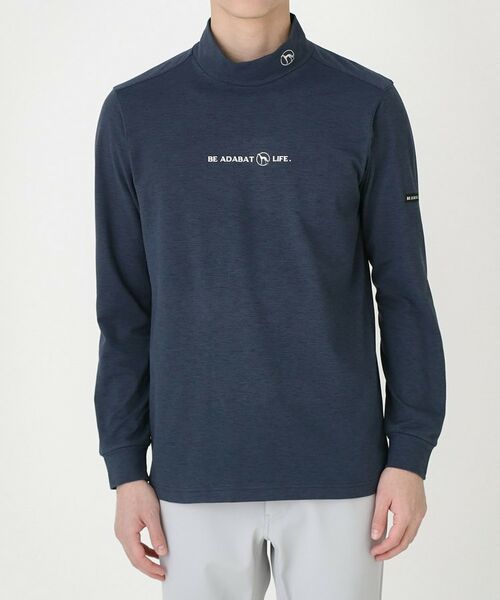 adabat / アダバット カットソー | メランジボーダーモックネックT | 詳細13