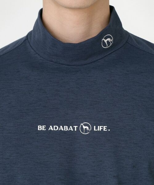 adabat / アダバット カットソー | メランジボーダーモックネックT | 詳細16