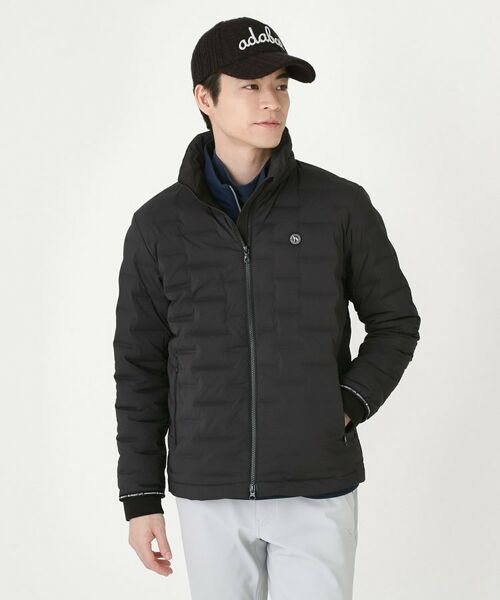 adabat / アダバット ダウンジャケット・ベスト | 2重織タフタダウンジャケット(ブラック(019))