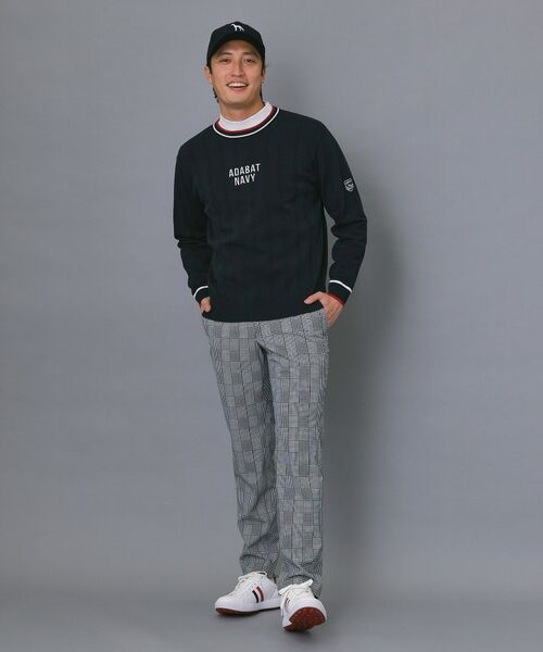 adabat / アダバット ニット・セーター | 【ADABAT NAVY】ケーブルストライプクルーニット | 詳細10