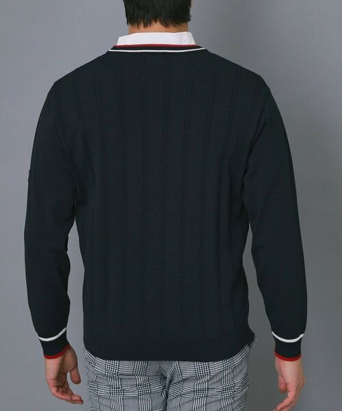 adabat / アダバット ニット・セーター | 【ADABAT NAVY】ケーブルストライプクルーニット | 詳細15