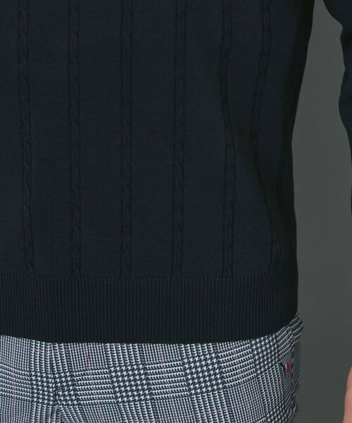 adabat / アダバット ニット・セーター | 【ADABAT NAVY】ケーブルストライプクルーニット | 詳細19