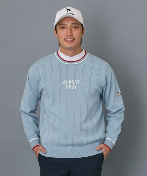 adabat / アダバット ニット・セーター | 【ADABAT NAVY】ケーブルストライプクルーニット | 詳細25