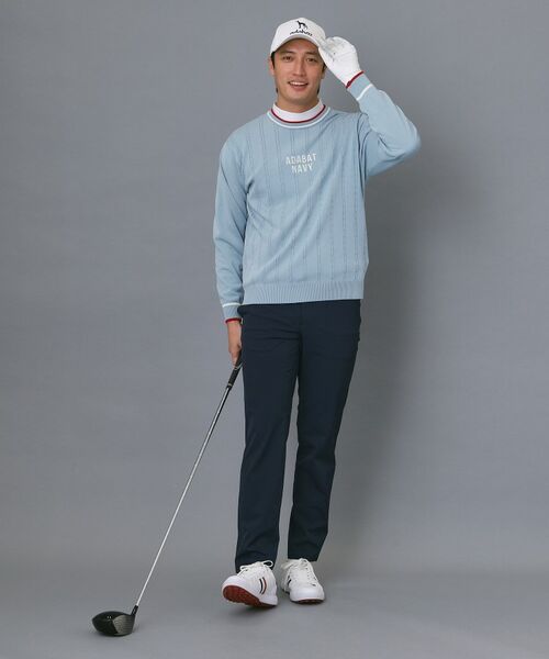 adabat / アダバット ニット・セーター | 【ADABAT NAVY】ケーブルストライプクルーニット | 詳細7