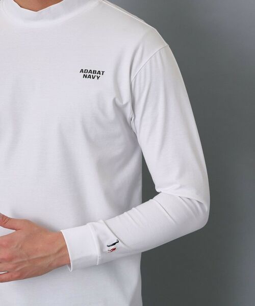 adabat / アダバット カットソー | 【ADABAT NAVY】プラチナポンチ長袖モックT | 詳細13