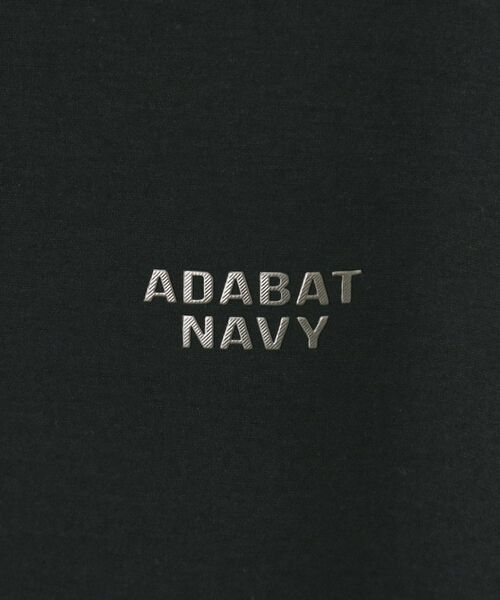 adabat / アダバット カットソー | 【ADABAT NAVY】プラチナポンチ長袖モックT | 詳細8