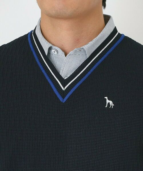 adabat / アダバット ベスト | Vネックガーターニットベスト | 詳細12