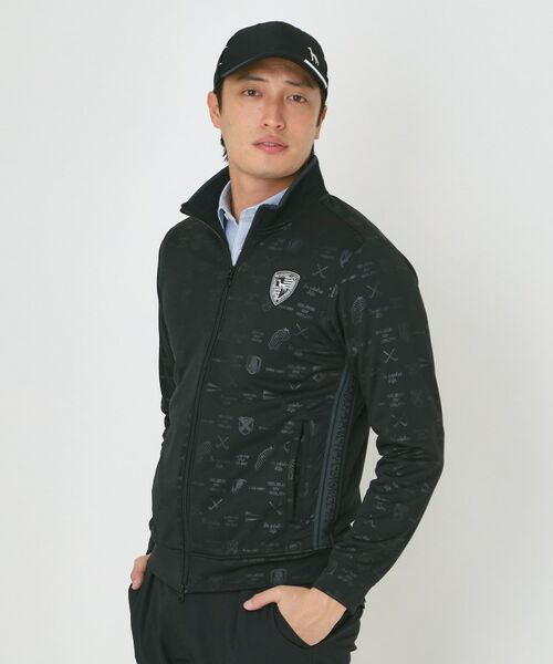 adabat / アダバット レザーブルゾン・ジャケット | クールコアエンボストラックジャケット（ブラック(019)）