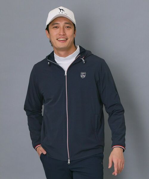 adabat / アダバット レザーブルゾン・ジャケット | 【ADABAT NAVY】ナイロンストレッチジップフーディ（ネイビー(094)）