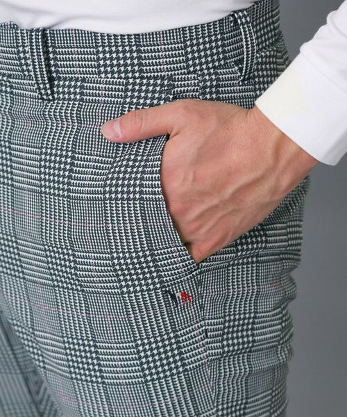 adabat / アダバット パンツ | 【ADABAT NAVY】ナイロンチェックテーパードパンツ | 詳細10