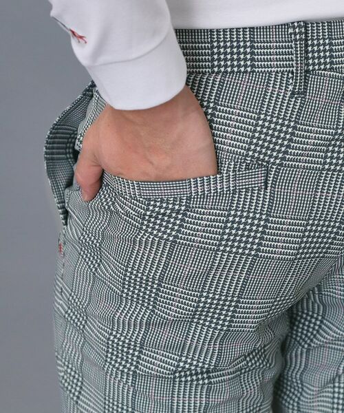 adabat / アダバット パンツ | 【ADABAT NAVY】ナイロンチェックテーパードパンツ | 詳細12