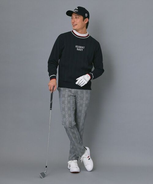 adabat / アダバット パンツ | 【ADABAT NAVY】ナイロンチェックテーパードパンツ | 詳細3