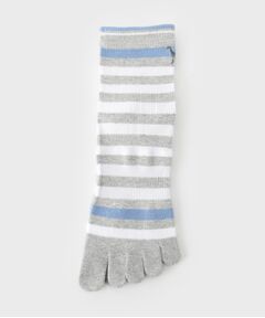 adabat / アダバット ソックス | 5本指ボーダーショートソックス