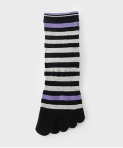 adabat / アダバット ソックス | 5本指ボーダーショートソックス