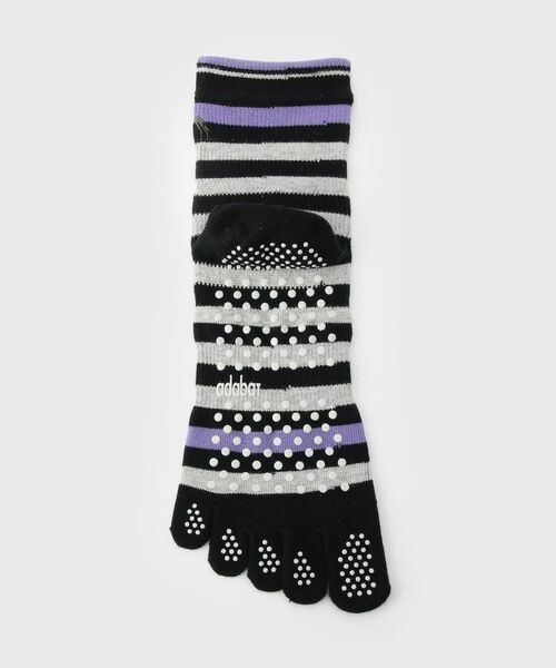 adabat / アダバット ソックス | 5本指ボーダーショートソックス | 詳細2