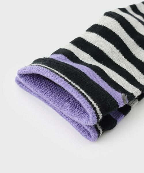 adabat / アダバット ソックス | 5本指ボーダーショートソックス | 詳細3