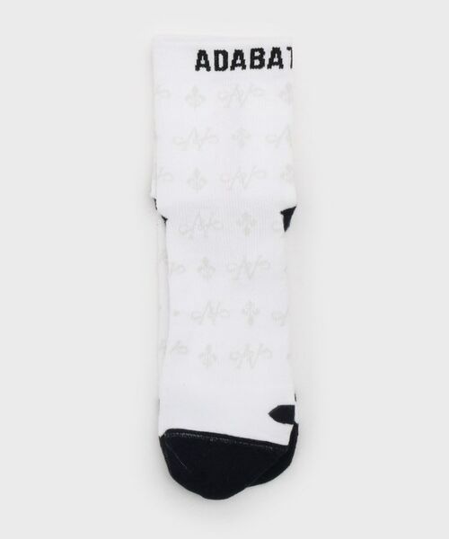 adabat / アダバット ソックス | 【ADABAT NAVY】3Dショートソックス（ホワイト(001)）