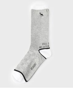 adabat / アダバット ソックス | ブロックジャカードレギュラーソックス