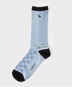 adabat / アダバット ソックス | ブロックジャカードレギュラーソックス