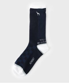 adabat / アダバット ソックス | ブロックジャカードレギュラーソックス