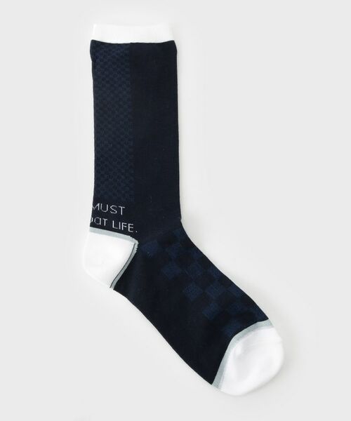 adabat / アダバット ソックス | ブロックジャカードレギュラーソックス | 詳細2