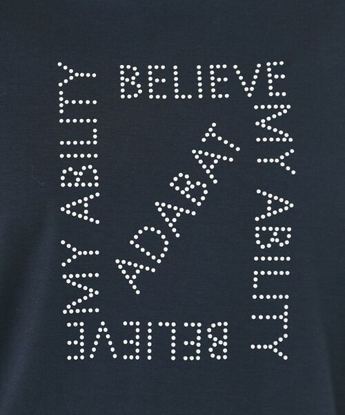 adabat / アダバット カットソー | ドットロゴプリントモックネックプルオーバー | 詳細21