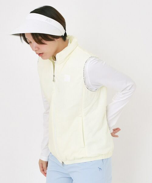 adabat / アダバット ダウンジャケット・ベスト | パデッドジップベスト（ライトイエロー(030)）