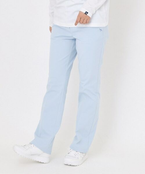 adabat / アダバット パンツ | ストレッチチノカラーパンツ（サックスブルー(090)）