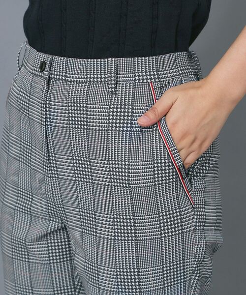 adabat / アダバット パンツ | 【ADABAT NAVY】クールチェックプリントテーパードパンツ | 詳細11