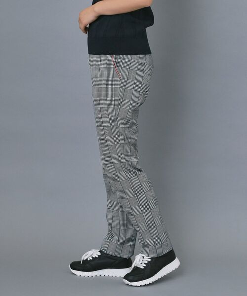 adabat / アダバット パンツ | 【ADABAT NAVY】クールチェックプリントテーパードパンツ | 詳細2