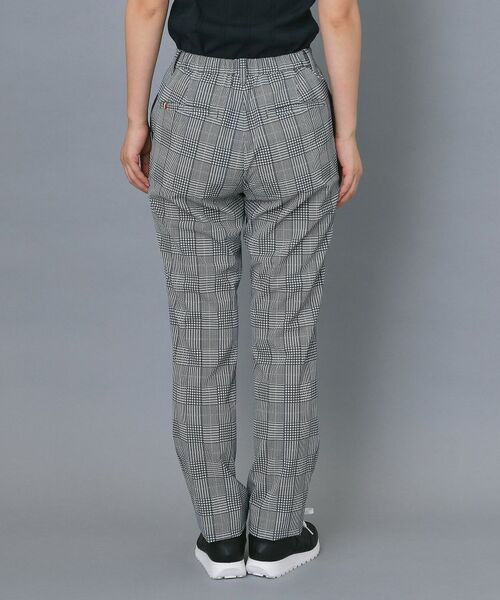 adabat / アダバット パンツ | 【ADABAT NAVY】クールチェックプリントテーパードパンツ | 詳細7