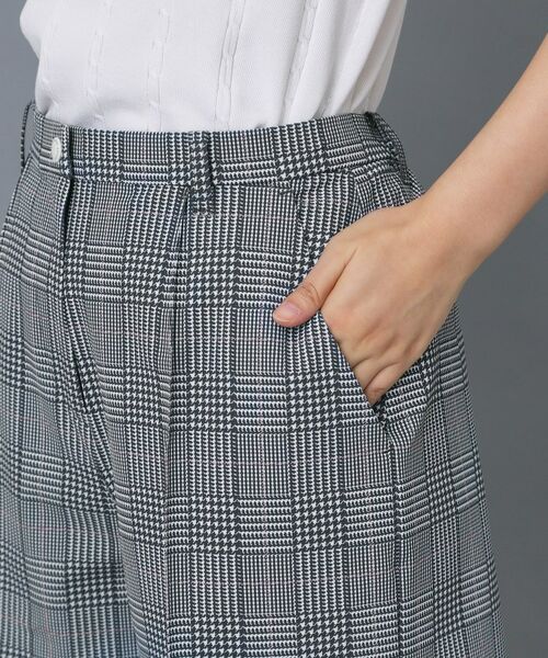 adabat / アダバット ショート・ハーフ・半端丈パンツ | 【ADABAT NAVY】クールチェックプリントキュロット | 詳細10