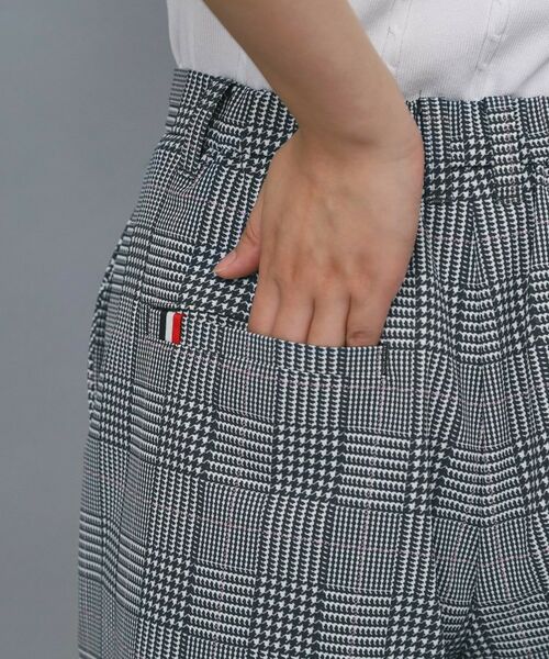 adabat / アダバット ショート・ハーフ・半端丈パンツ | 【ADABAT NAVY】クールチェックプリントキュロット | 詳細11