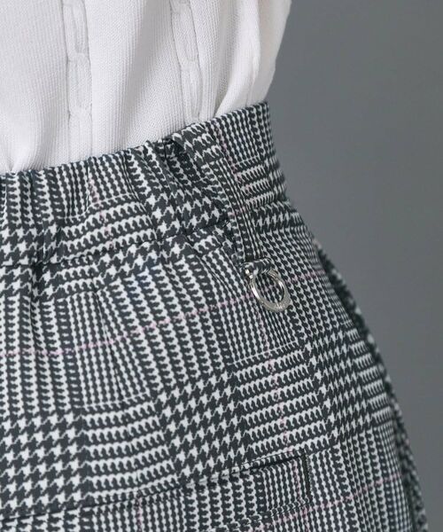 adabat / アダバット ショート・ハーフ・半端丈パンツ | 【ADABAT NAVY】クールチェックプリントキュロット | 詳細12