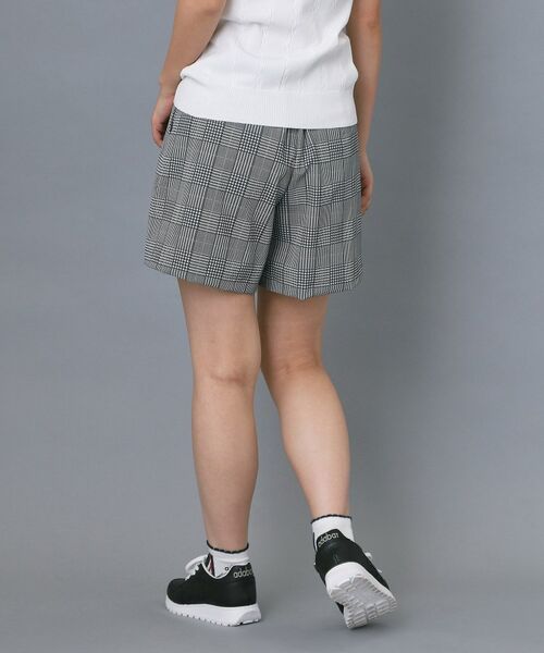 adabat / アダバット ショート・ハーフ・半端丈パンツ | 【ADABAT NAVY】クールチェックプリントキュロット | 詳細2