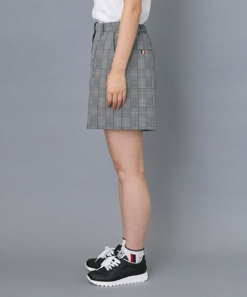 adabat / アダバット ショート・ハーフ・半端丈パンツ | 【ADABAT NAVY】クールチェックプリントキュロット | 詳細6