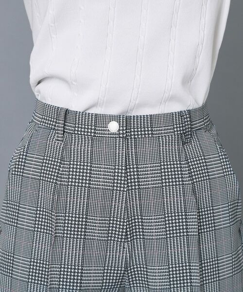adabat / アダバット ショート・ハーフ・半端丈パンツ | 【ADABAT NAVY】クールチェックプリントキュロット | 詳細8