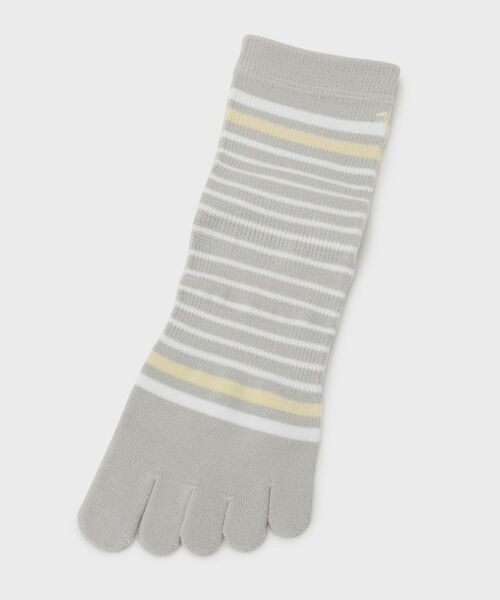 adabat / アダバット ソックス | 5本指レギュラーソックス（ライトグレー(310)）