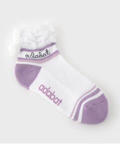 adabat / アダバット ソックス | ボーダーフレンチショートソックス