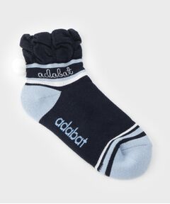 adabat / アダバット ソックス | ボーダーフレンチショートソックス